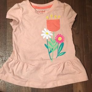 Cat & Jack 2T Flower Top